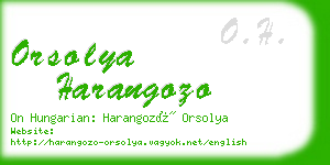 orsolya harangozo business card